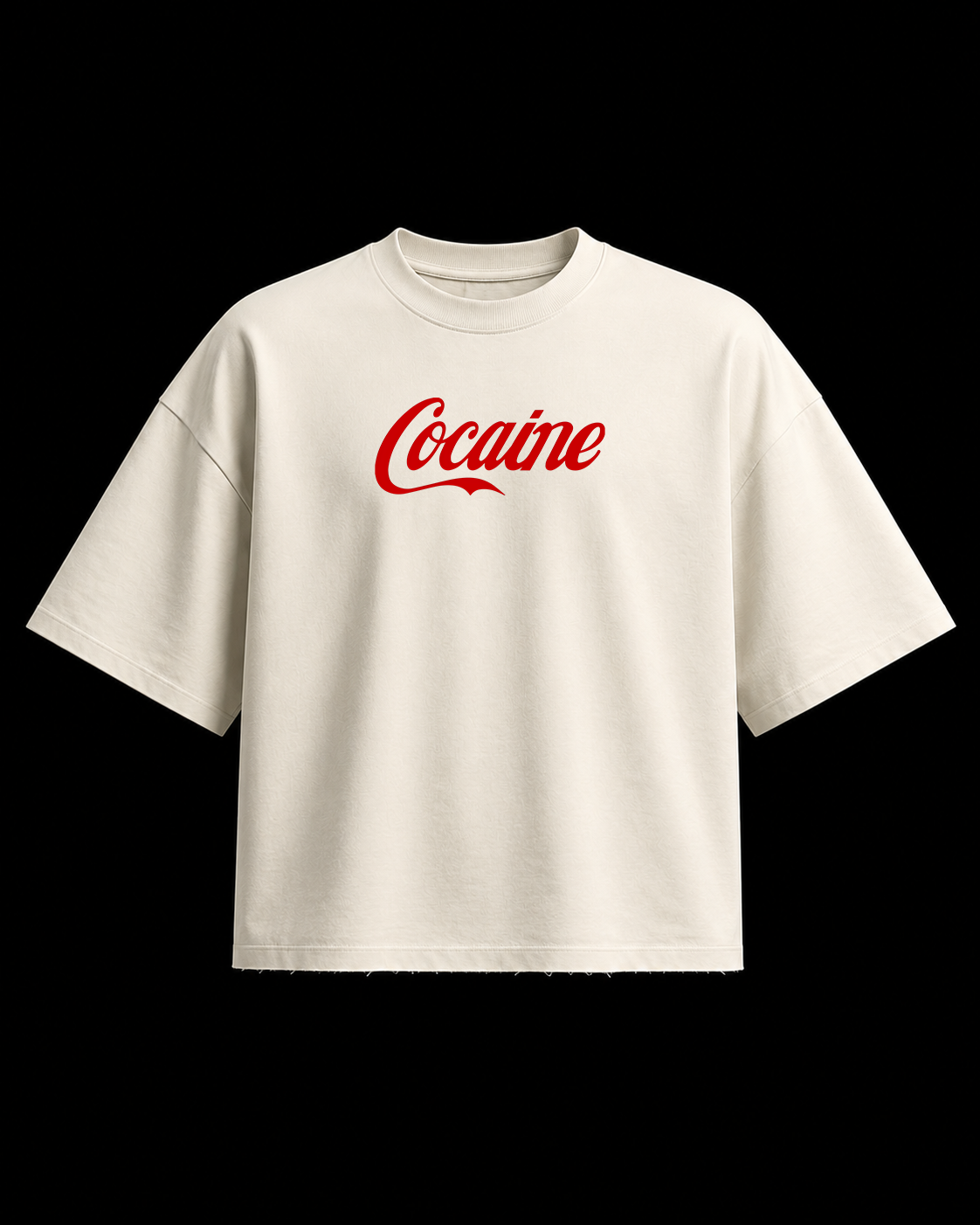 Kok Off-white Boxy Cropped