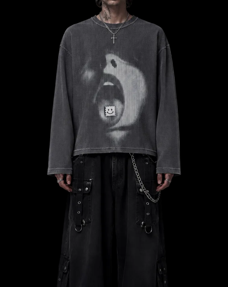Acidwash Waffle Full Sleeves