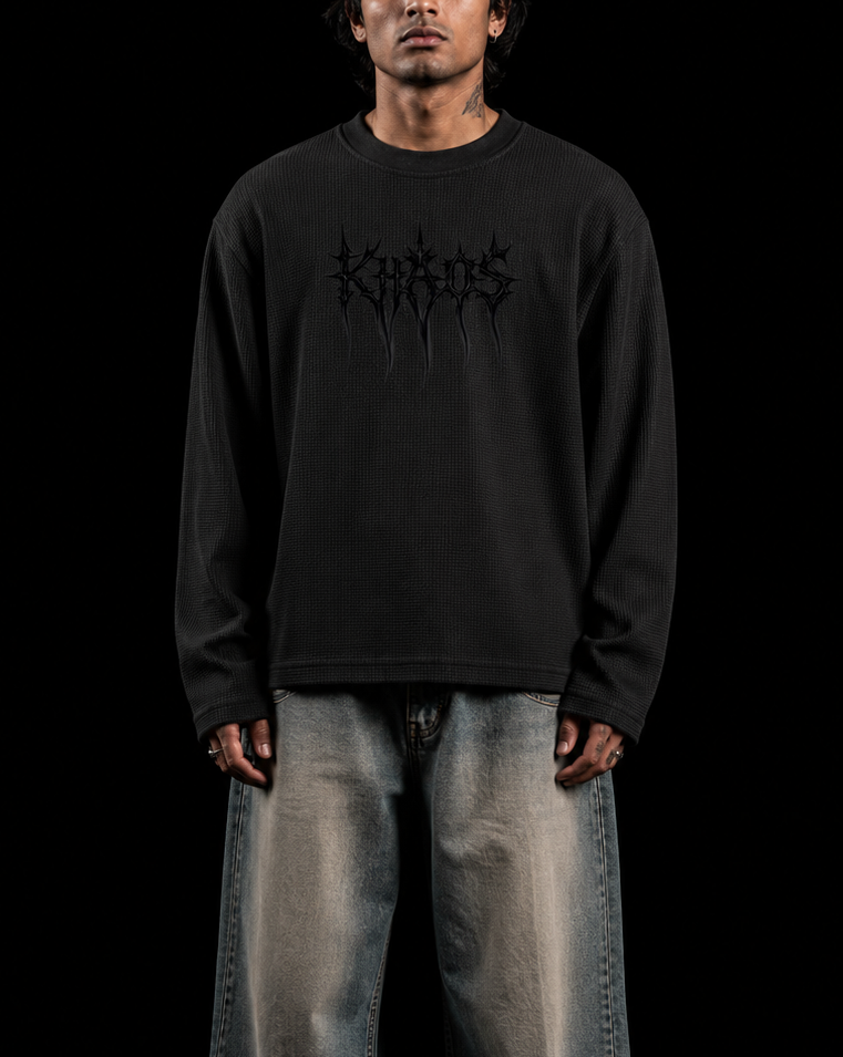 Khaos Waffle Knit Full Sleeves