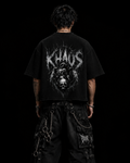 aKhaosss Waffle Boxy Tee