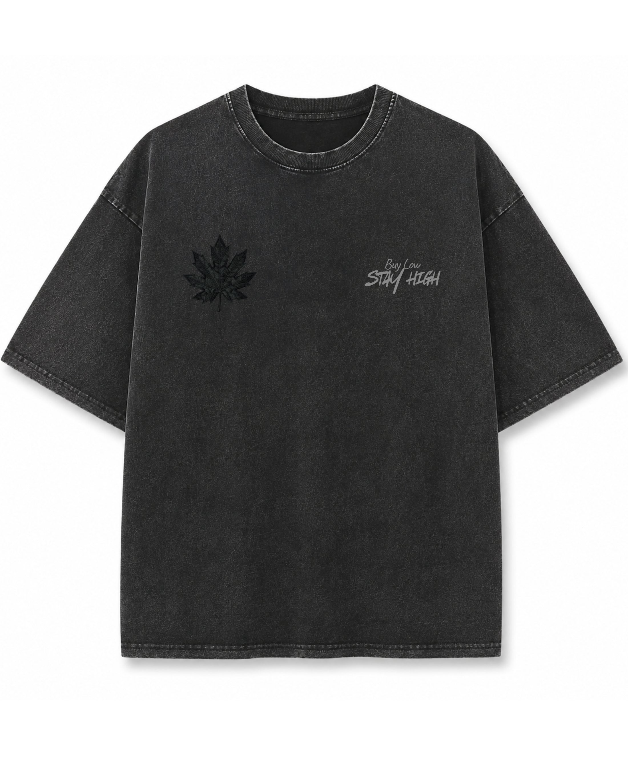 Vintage Fade Wash Oversized T-shirt Front Design