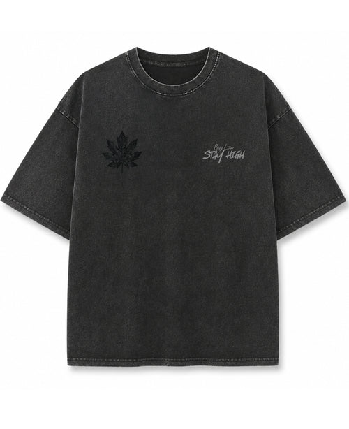Vintage Fade Wash Oversized T-shirt Front Design