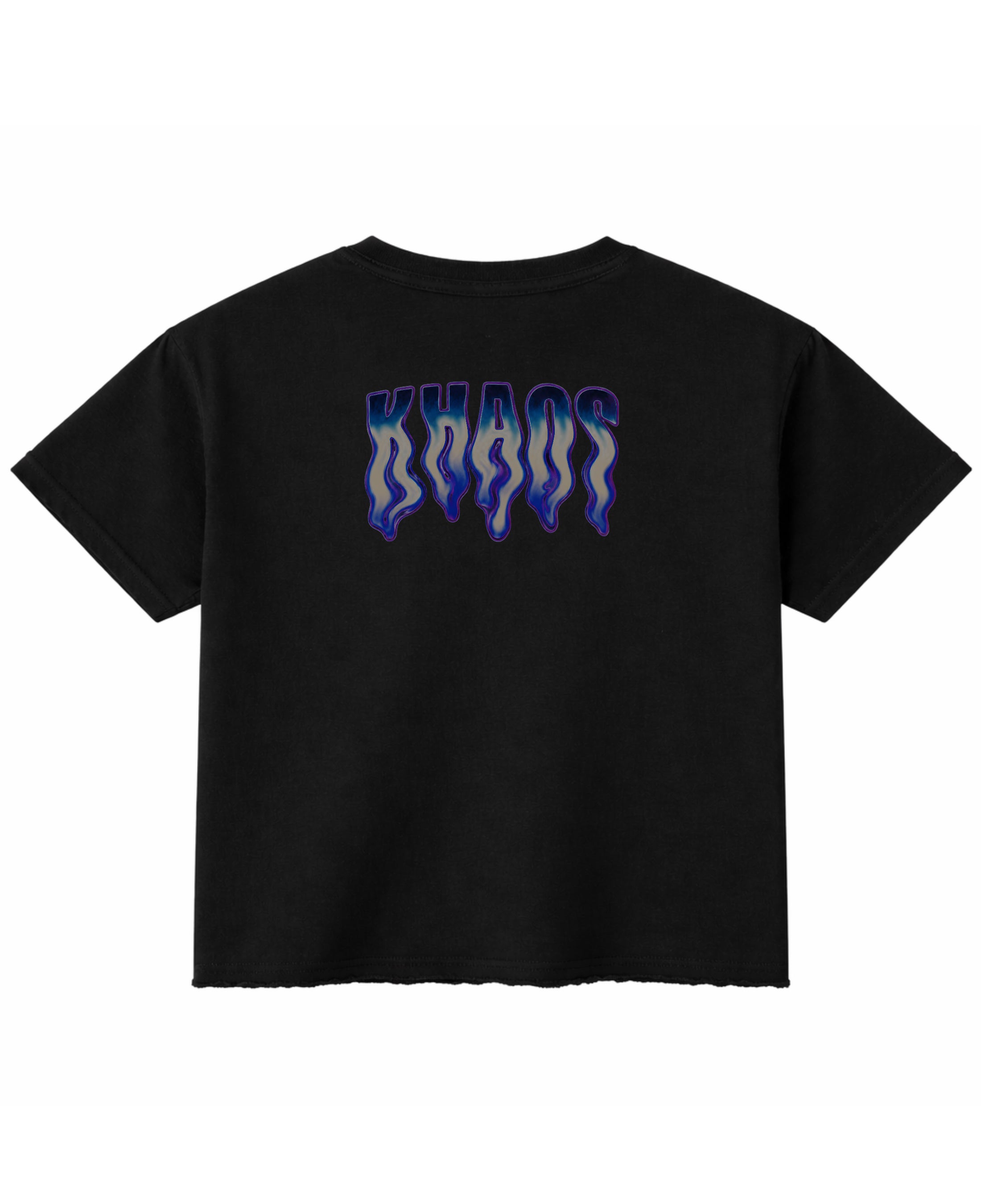 Black Boxy Fit T-shirt Back Design