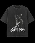 Vintage Fade Wash Oversized T-shirt Front Design