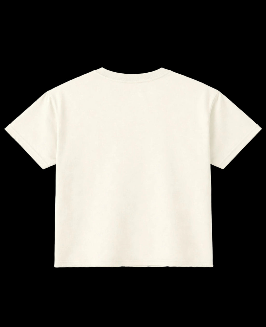 Off White Boxy Fit T-shirt Back Design