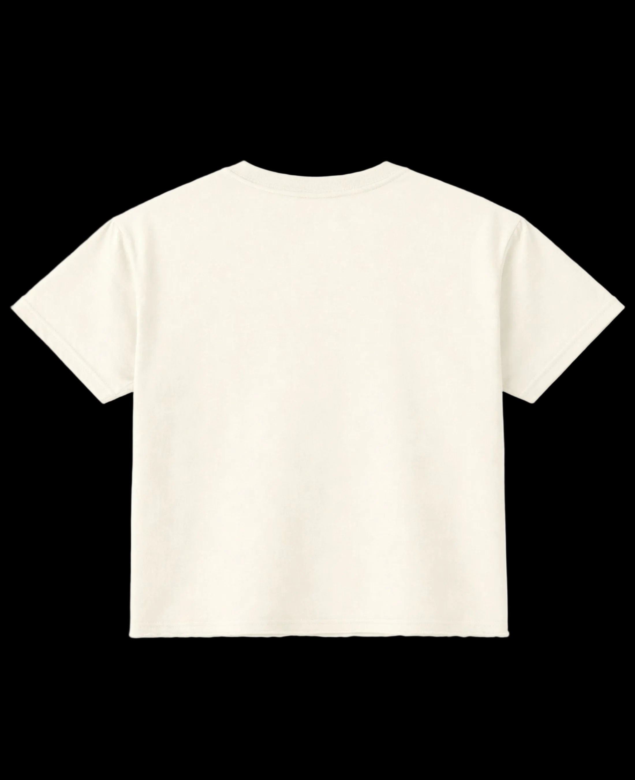Off White Boxy Fit T-shirt Back Design